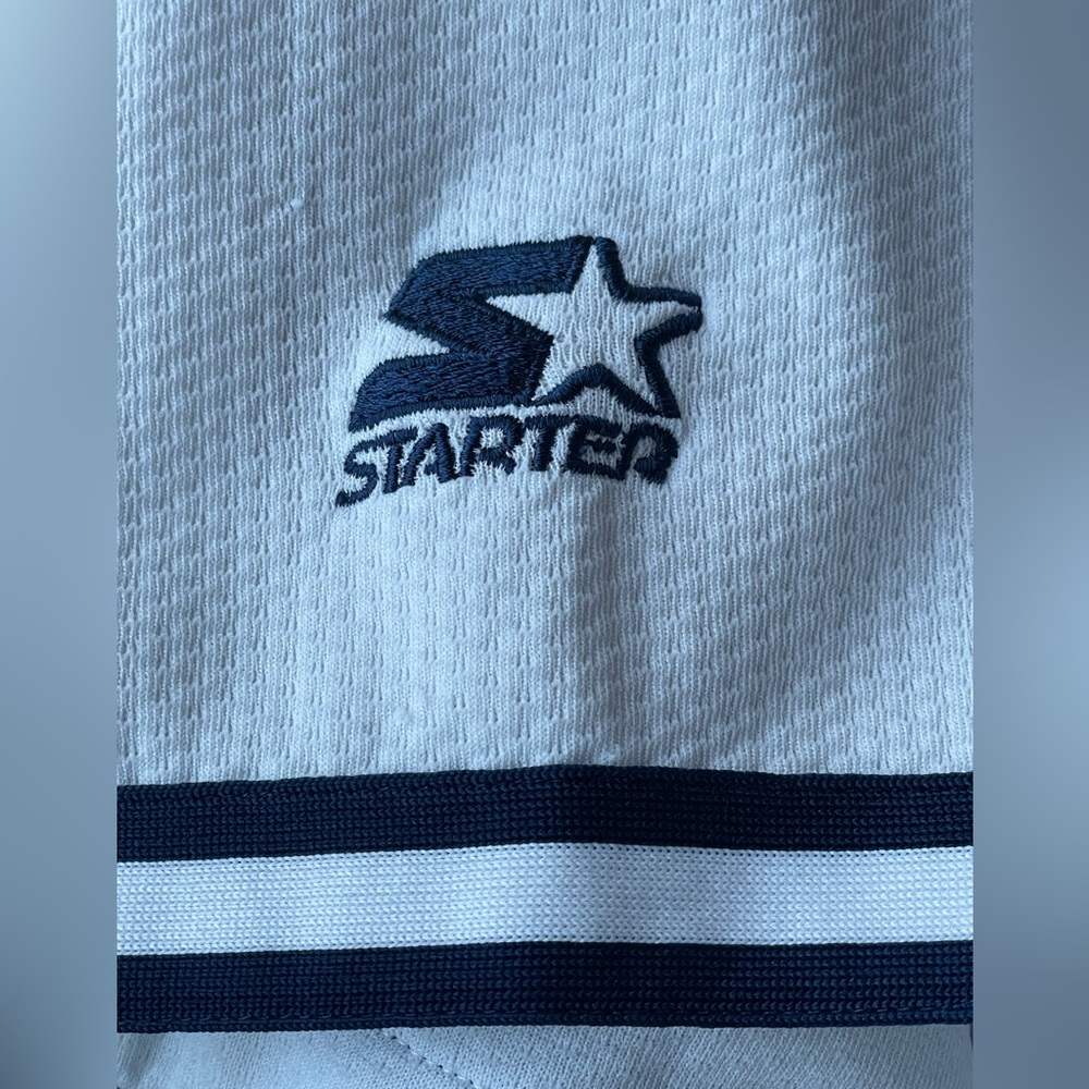 Starter YANKEES Derek Jeter 2 Jersey Baseball Button Down Mens XL Blue Christmas - Picture 11 of 14